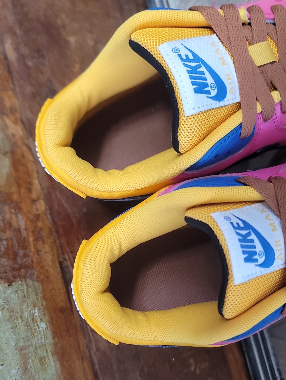 🔥 Nike Air Max 90 'Multi Color' Wmns 8 Great Condition. Fast Shipping. - Picture 10 of 15